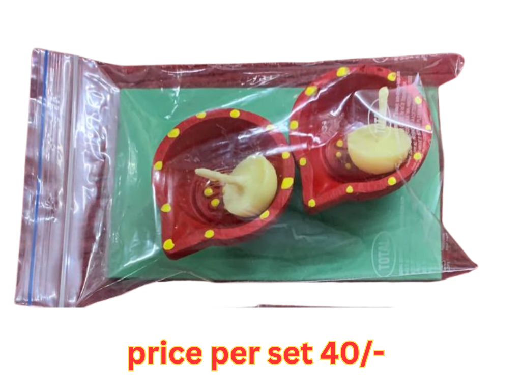 Ghee Lamp (Set) 2 Nos.